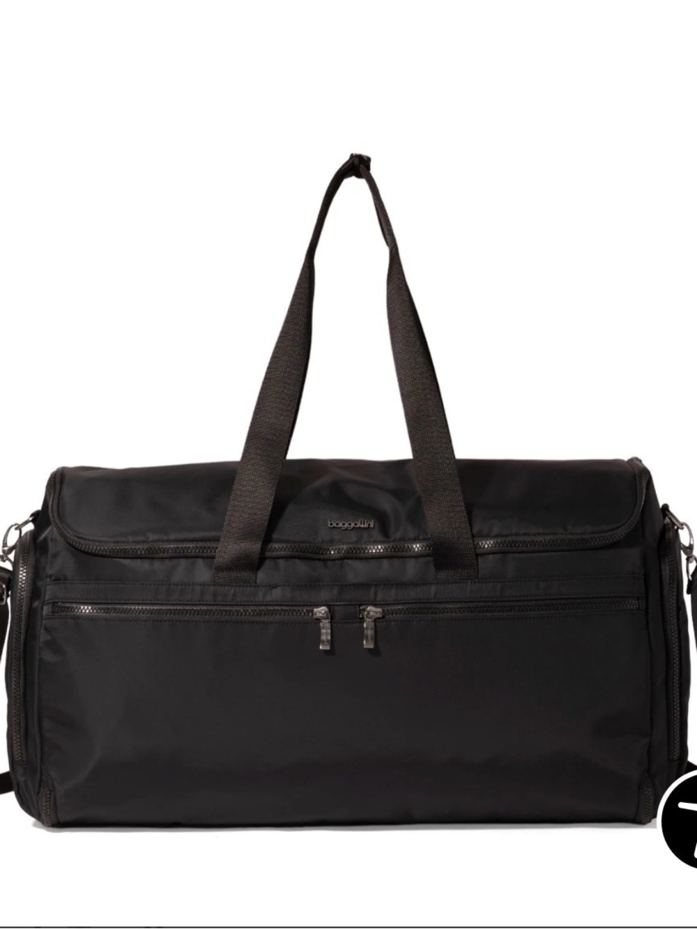 Baggallini Black Men's Large Travel Duffel